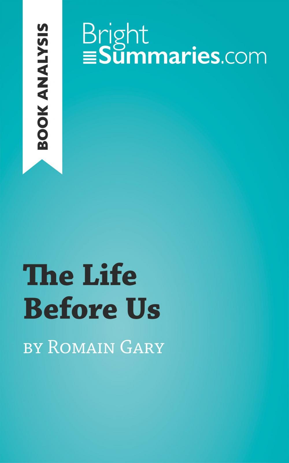 Big bigCover of Book Analysis: The Life Before Us by Romain Gary