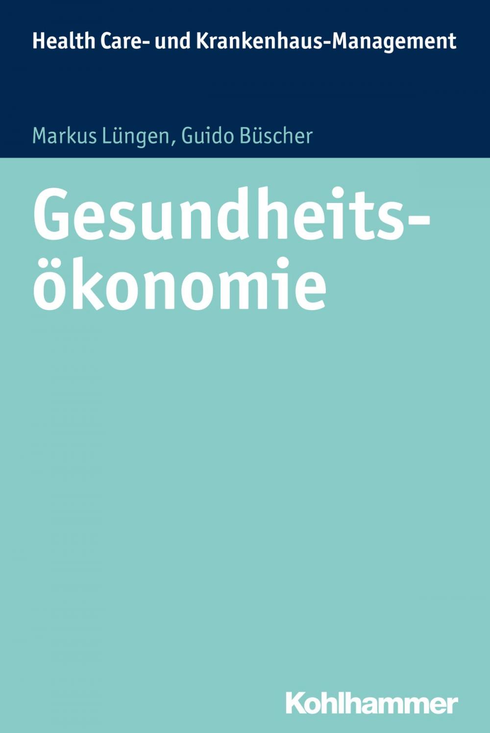 Big bigCover of Gesundheitsökonomie