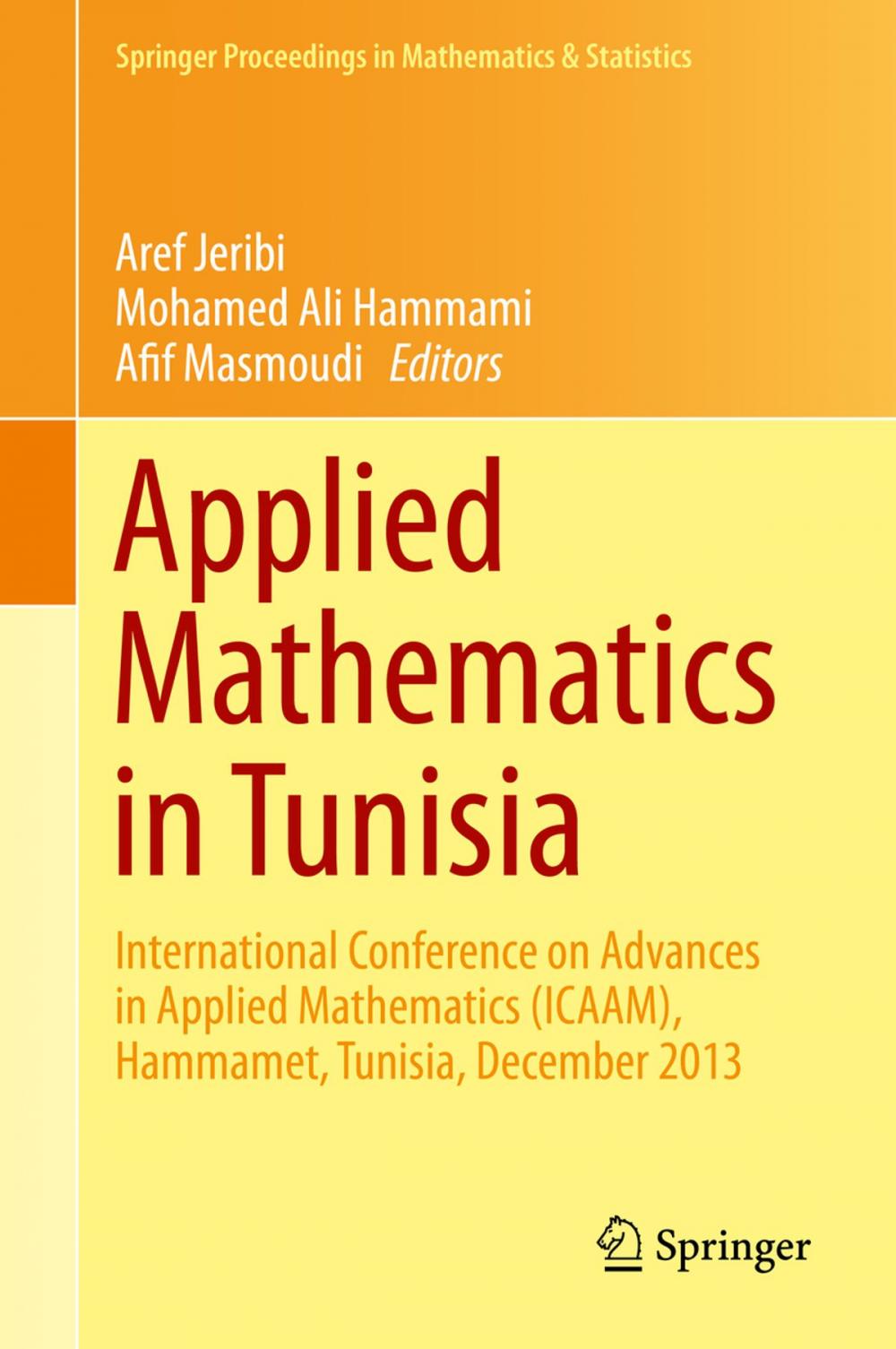 Big bigCover of Applied Mathematics in Tunisia