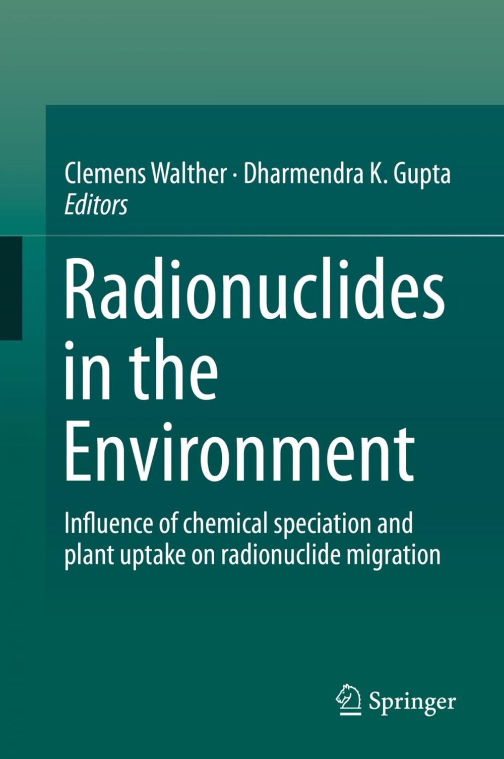 Big bigCover of Radionuclides in the Environment