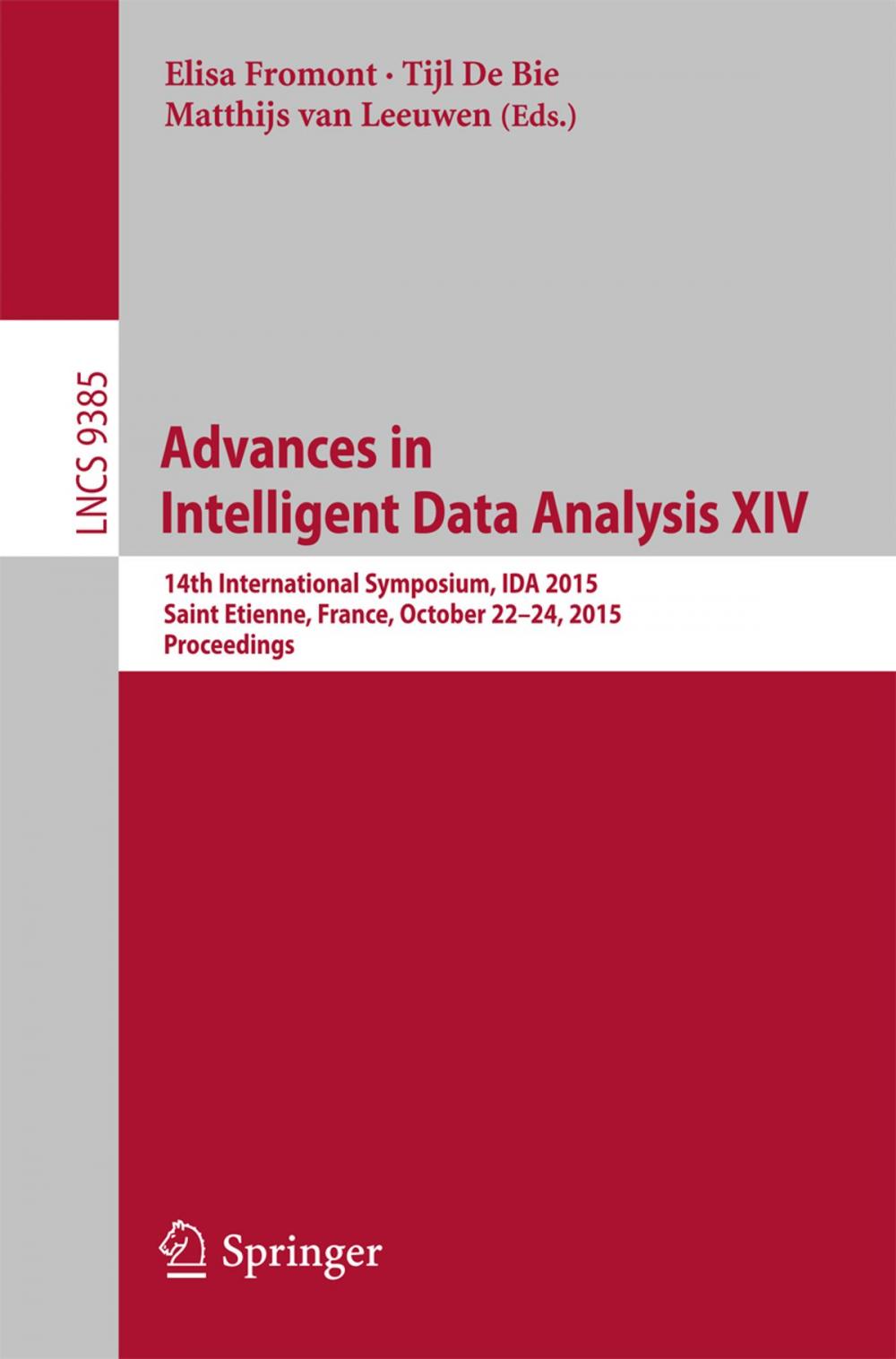 Big bigCover of Advances in Intelligent Data Analysis XIV