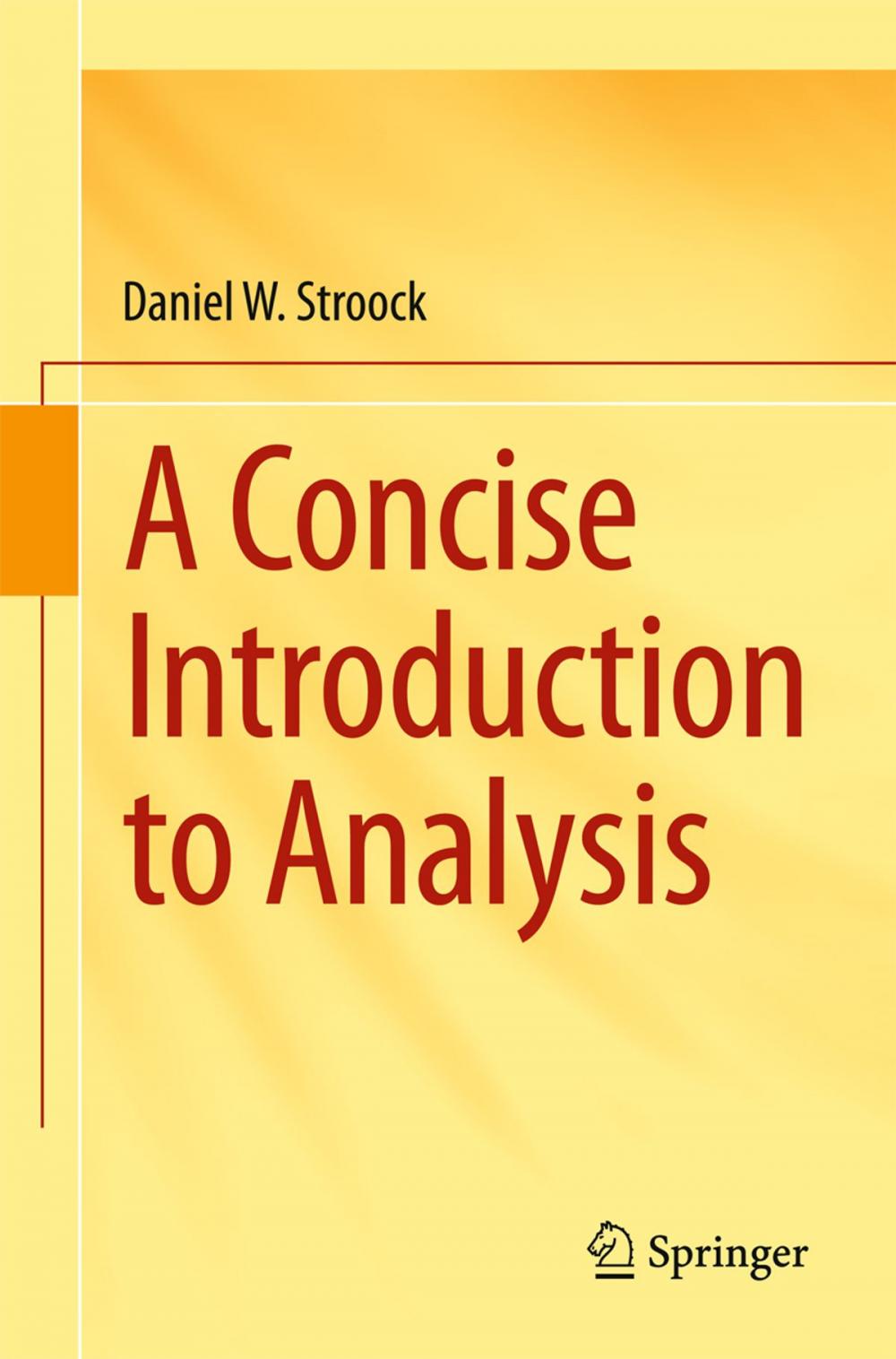 Big bigCover of A Concise Introduction to Analysis