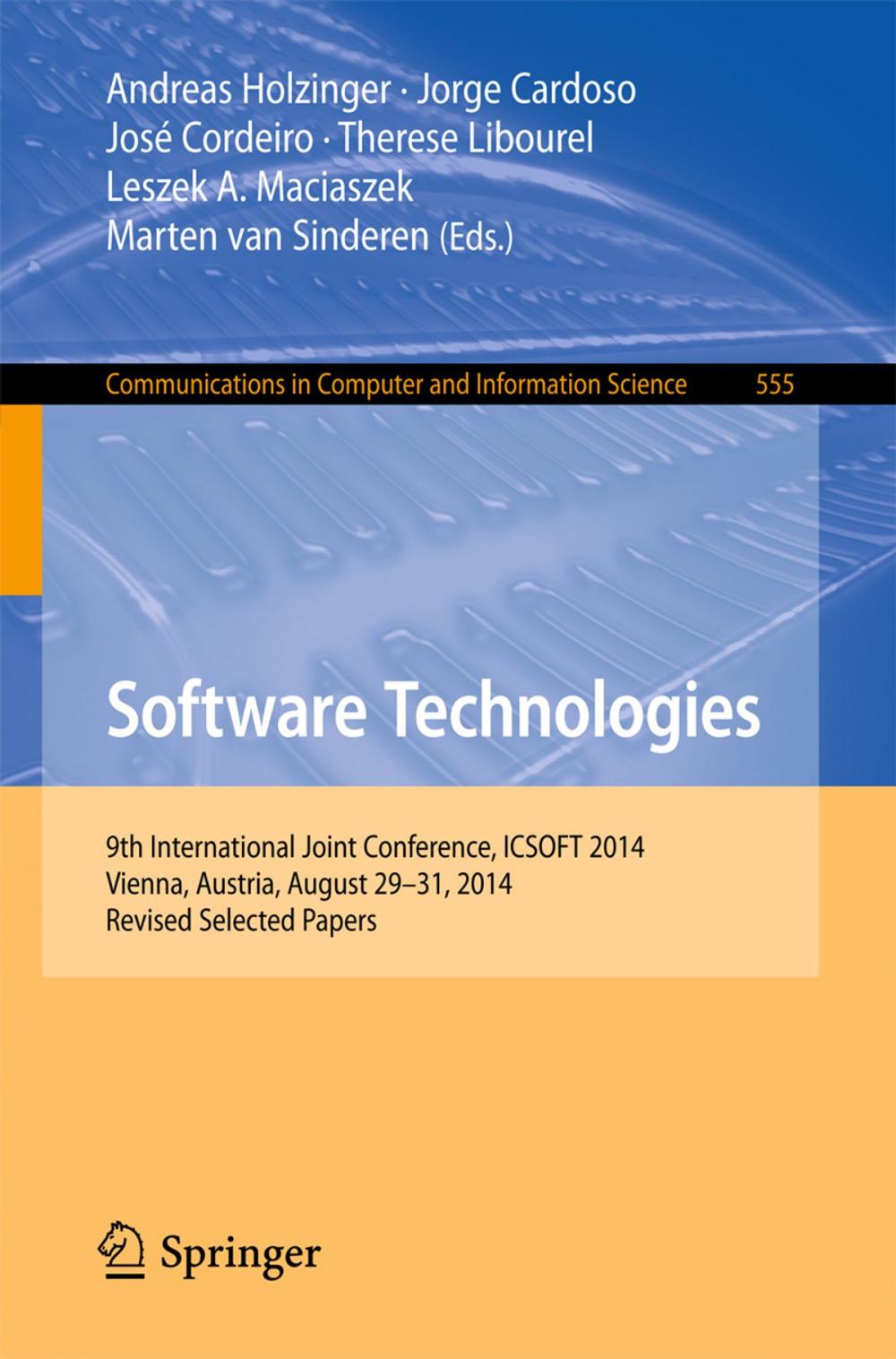 Big bigCover of Software Technologies