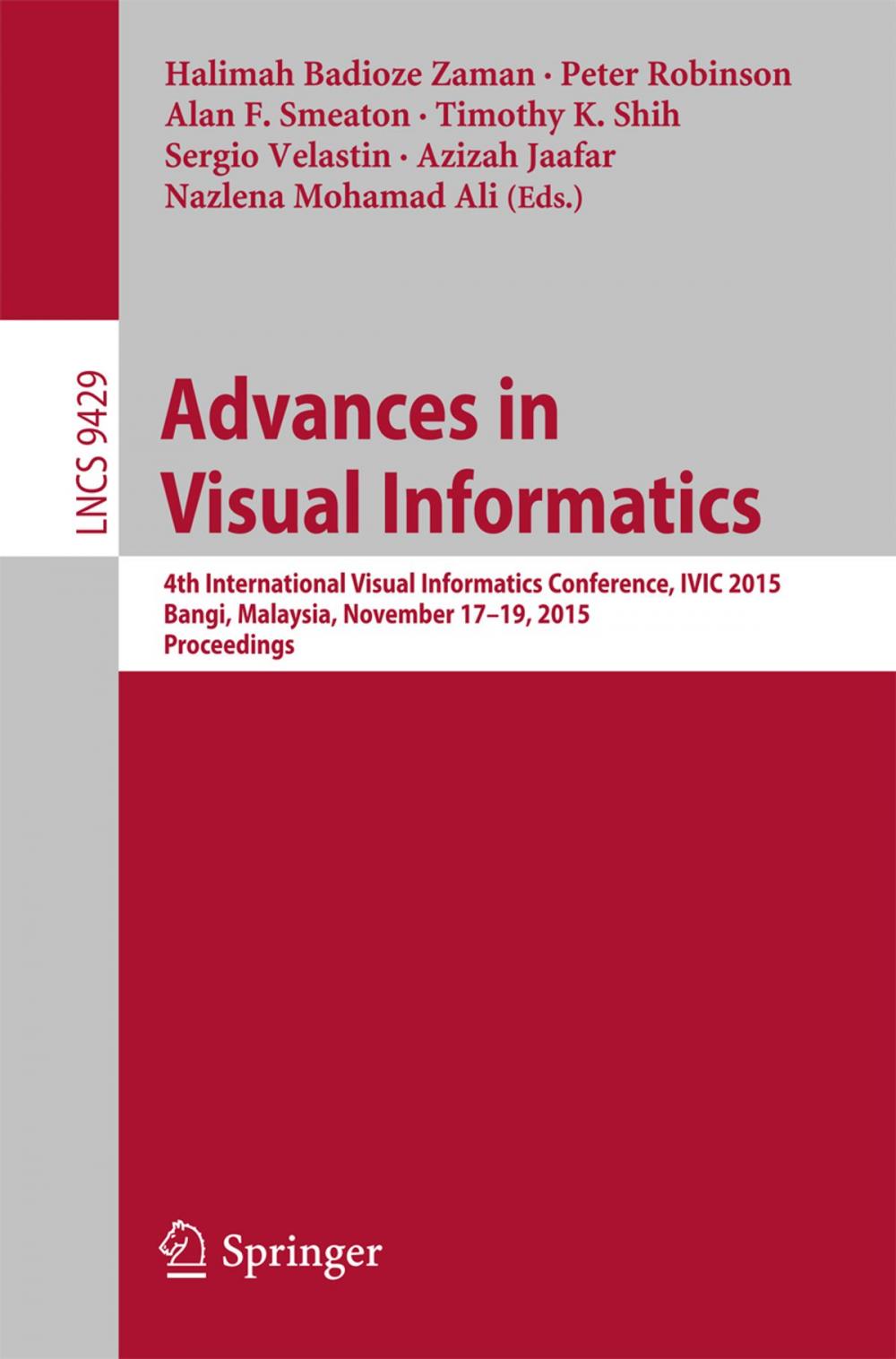 Big bigCover of Advances in Visual Informatics