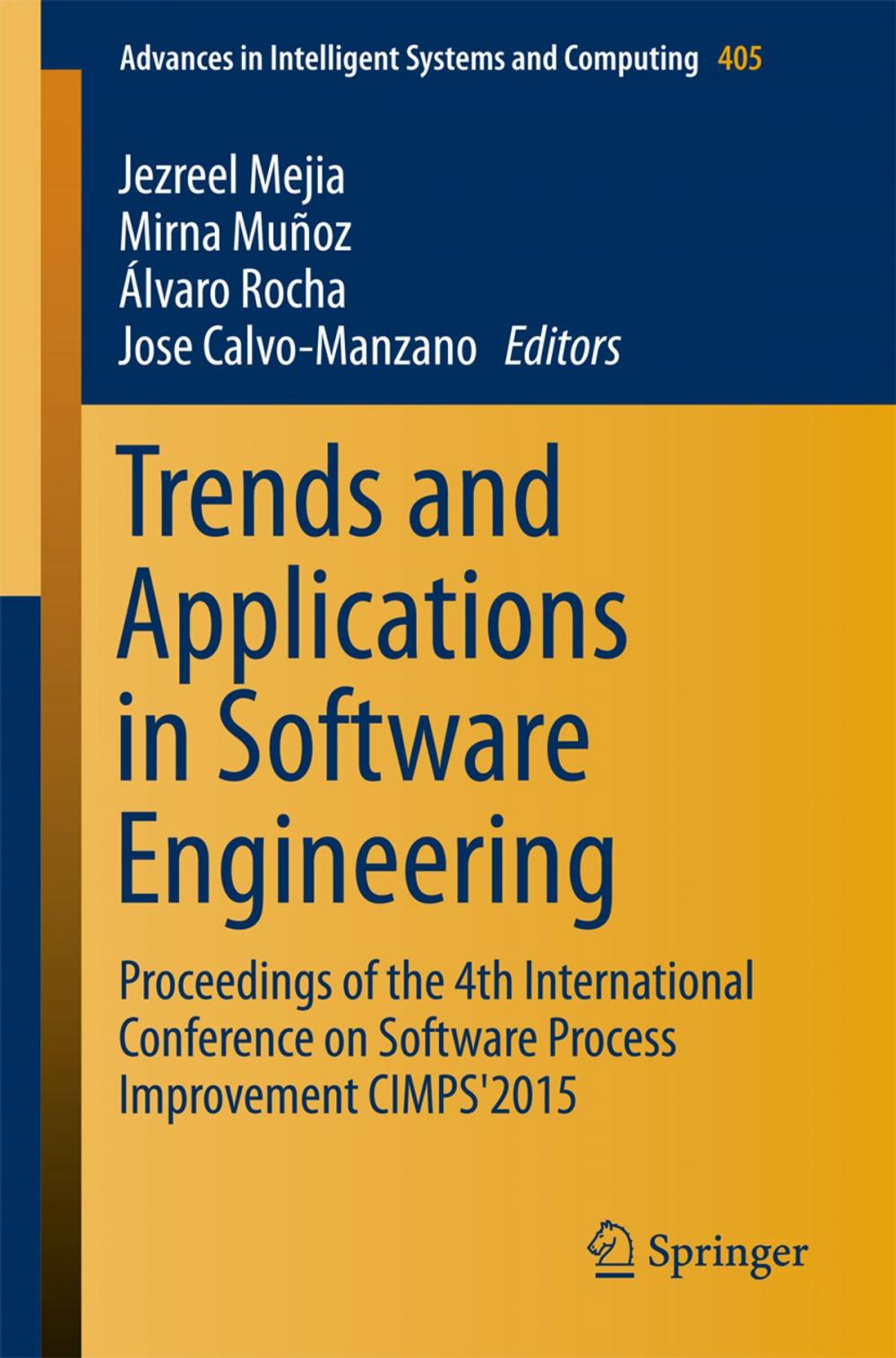 Big bigCover of Trends and Applications in Software Engineering