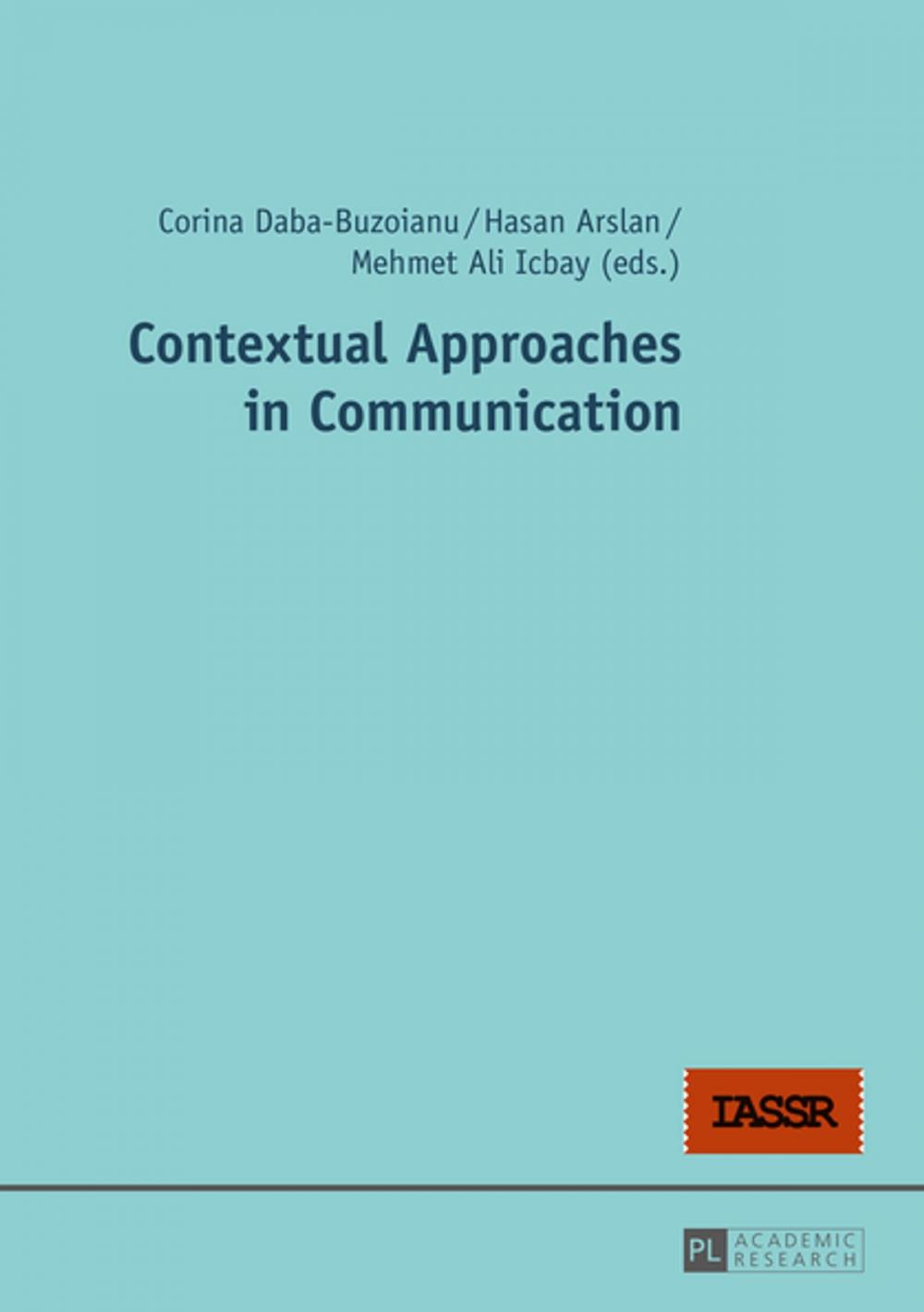 Big bigCover of Contextual Approaches in Communication