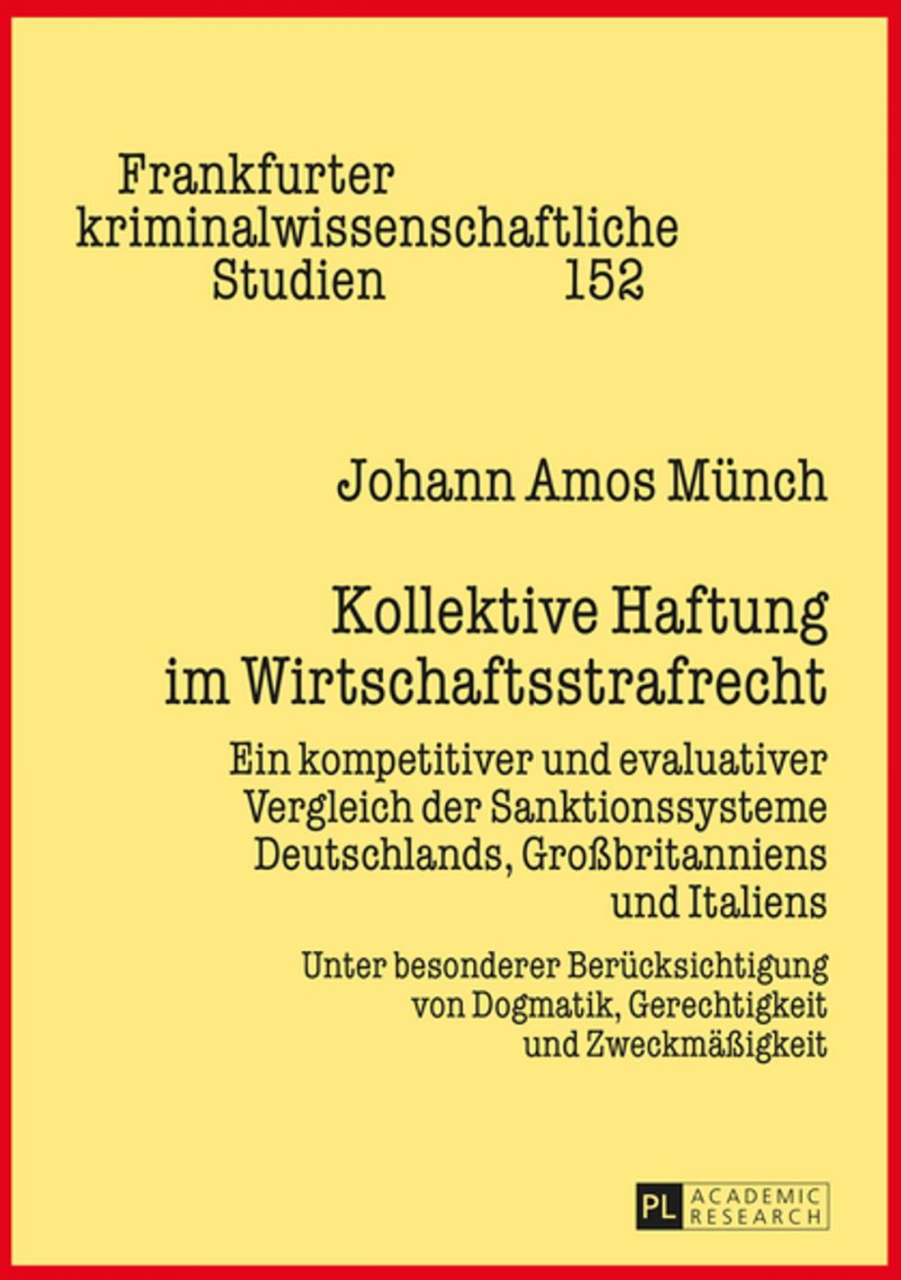 Big bigCover of Kollektive Haftung im Wirtschaftsstrafrecht