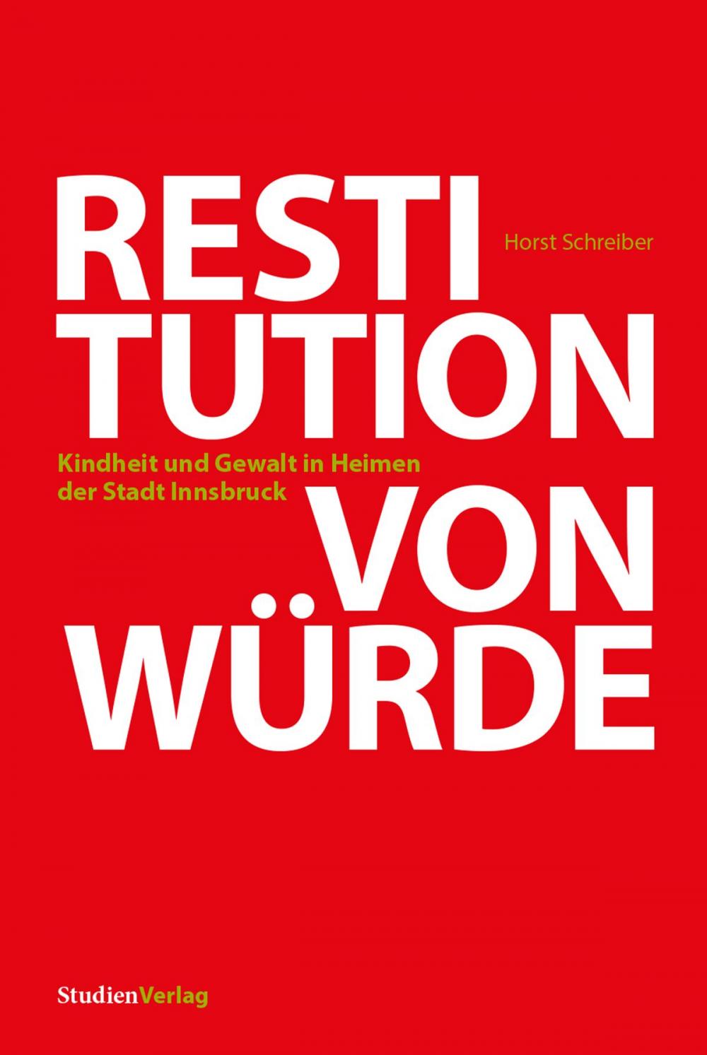 Big bigCover of Restitution von Würde