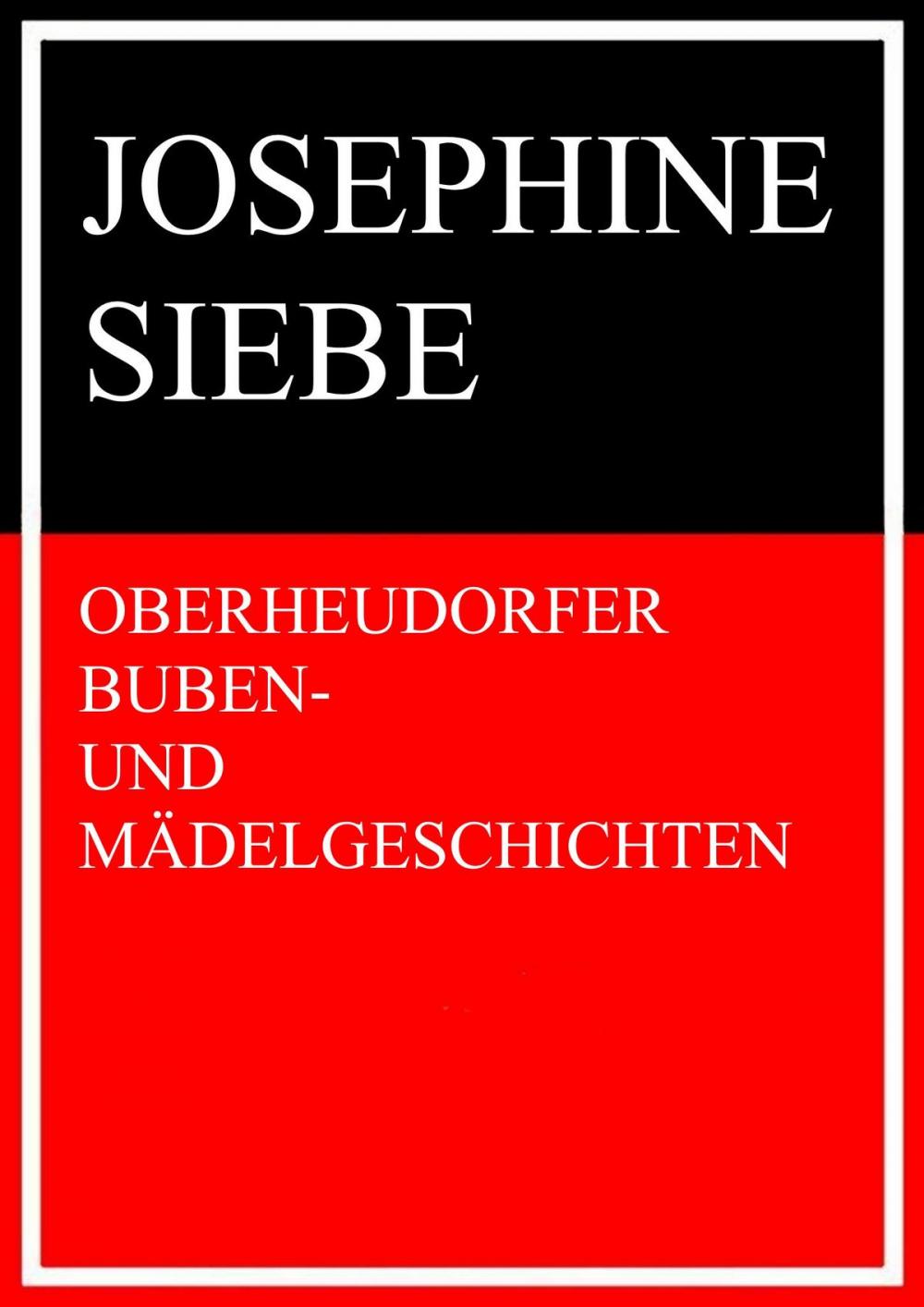 Big bigCover of Oberheudorfer Buben- und Mädelgeschichten