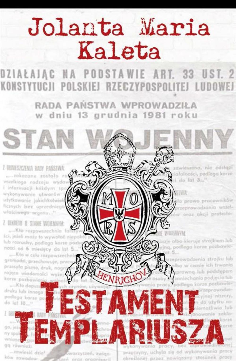 Big bigCover of Testament Templariusza