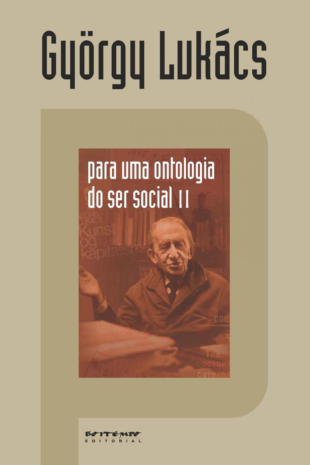 Big bigCover of Para uma ontologia do ser social II