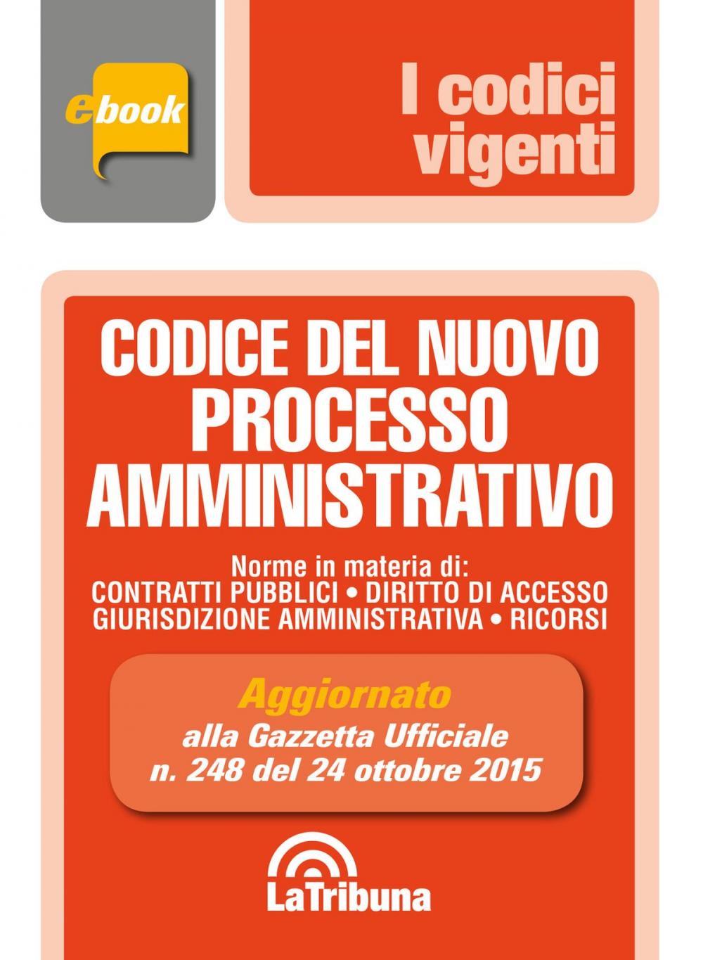 Big bigCover of Codice del nuovo processo amministrativo