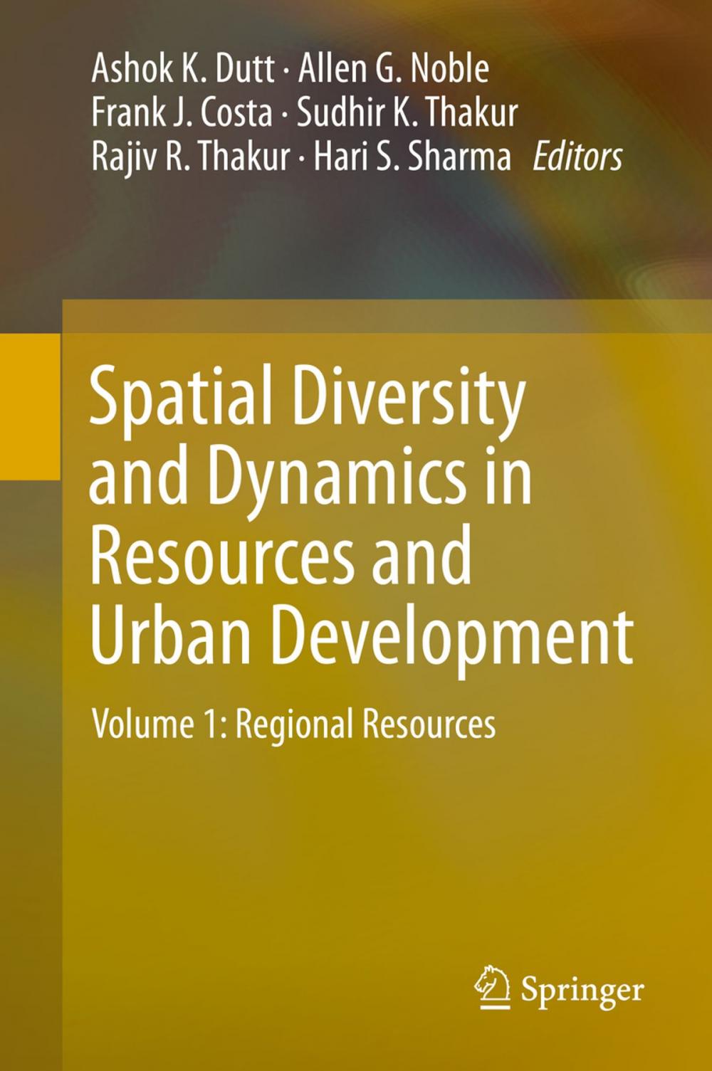 Big bigCover of Spatial Diversity and Dynamics in Resources and Urban Development