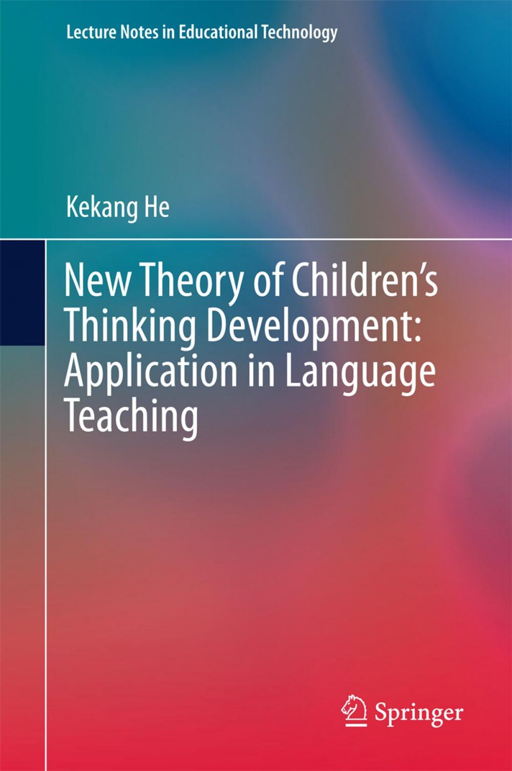 Big bigCover of New Theory of Children’s Thinking Development: Application in Language Teaching