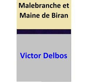 Book cover of Malebranche et Maine de Biran