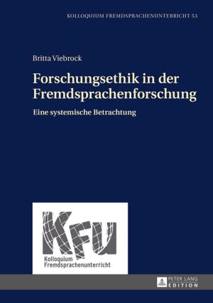 Cover of the book Forschungsethik in der Fremdsprachenforschung by Kristina Kögler