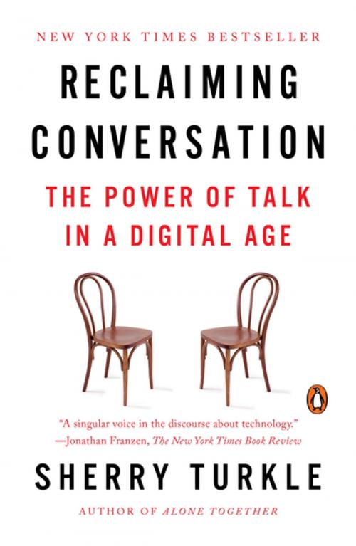 Cover of the book Reclaiming Conversation by Sherry Turkle, Penguin Publishing Group