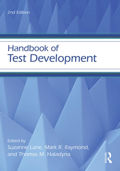 Cover of the book Handbook of Test Development by , Taylor and Francis