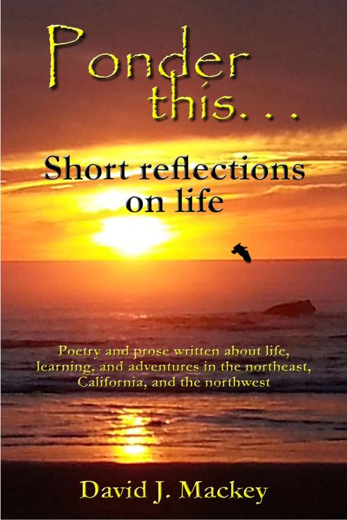 Cover of the book Ponder This . . . Short Reflections On Life by David J. Mackey, David J. Mackey