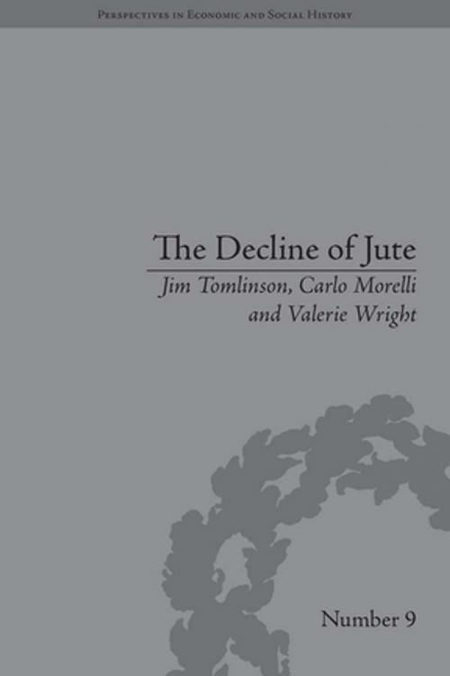 Cover of the book The Decline of Jute by Carlo Morelli, Taylor and Francis