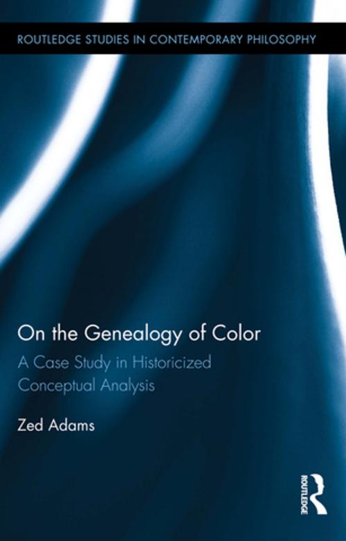 Cover of the book On the Genealogy of Color by Zed Adams, Taylor and Francis