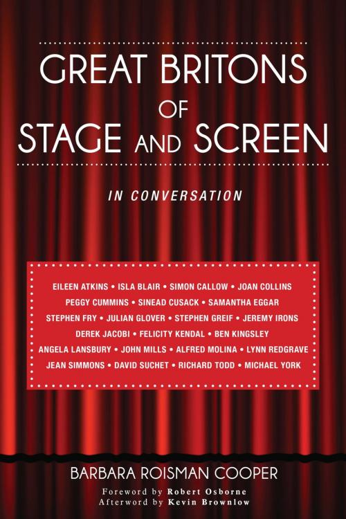 Cover of the book Great Britons of Stage and Screen by Barbara Roisman Cooper, Kevin Brownlow, Rowman & Littlefield Publishers