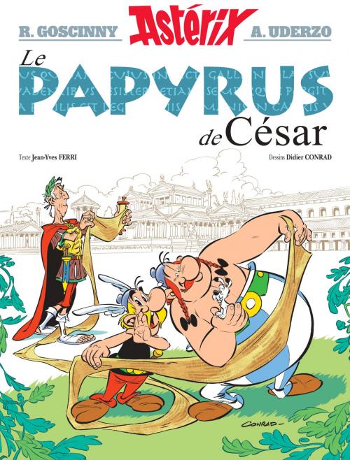 Cover of the book Astérix - Le Papyrus de César - n°36 by René Goscinny, Albert Uderzo, Didier Conrad, Jean-Yves Ferri, Editions Albert René