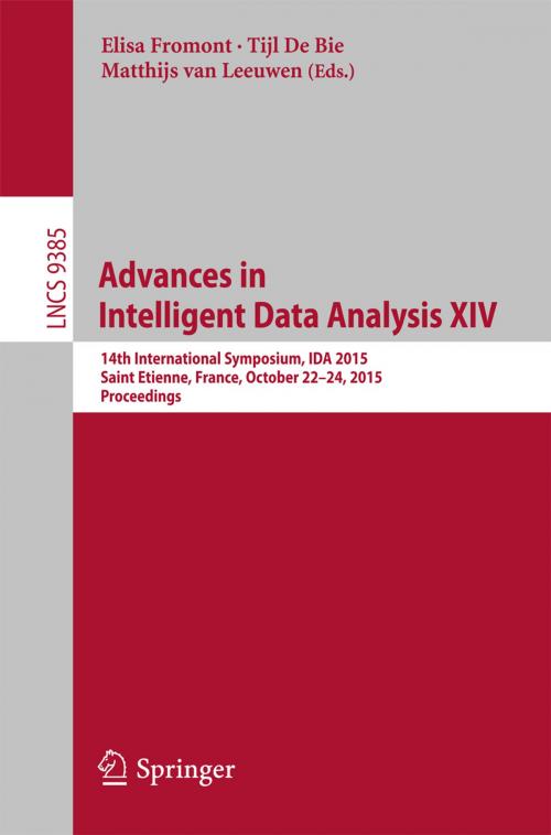 Cover of the book Advances in Intelligent Data Analysis XIV by , Springer International Publishing