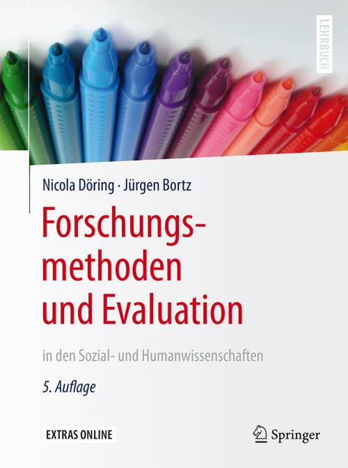 Cover of the book Forschungsmethoden und Evaluation in den Sozial- und Humanwissenschaften by Jana C. Gäde, Sandra Pöschl, Jürgen Bortz, Nicola Döring, Carla Gerhard, Christina S. Werner, Karin Schermelleh-Engel, Springer Berlin Heidelberg