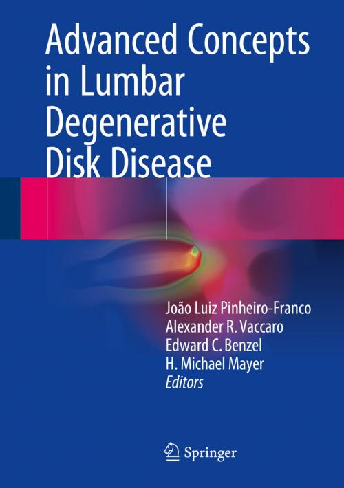 Cover of the book Advanced Concepts in Lumbar Degenerative Disk Disease by , Springer Berlin Heidelberg