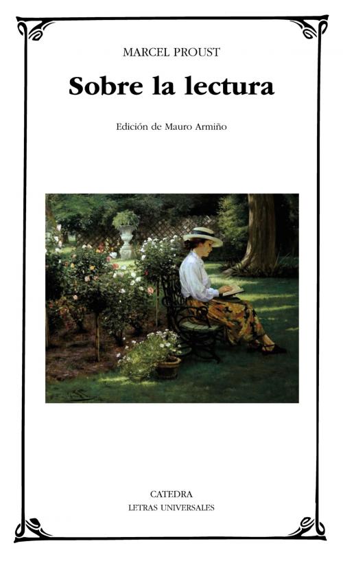 Cover of the book Sobre la lectura by Marcel Proust, Mauro Armiño, Ediciones Cátedra