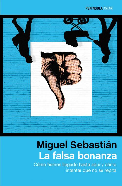 Cover of the book La falsa bonanza by Miguel Sebastián, Grupo Planeta