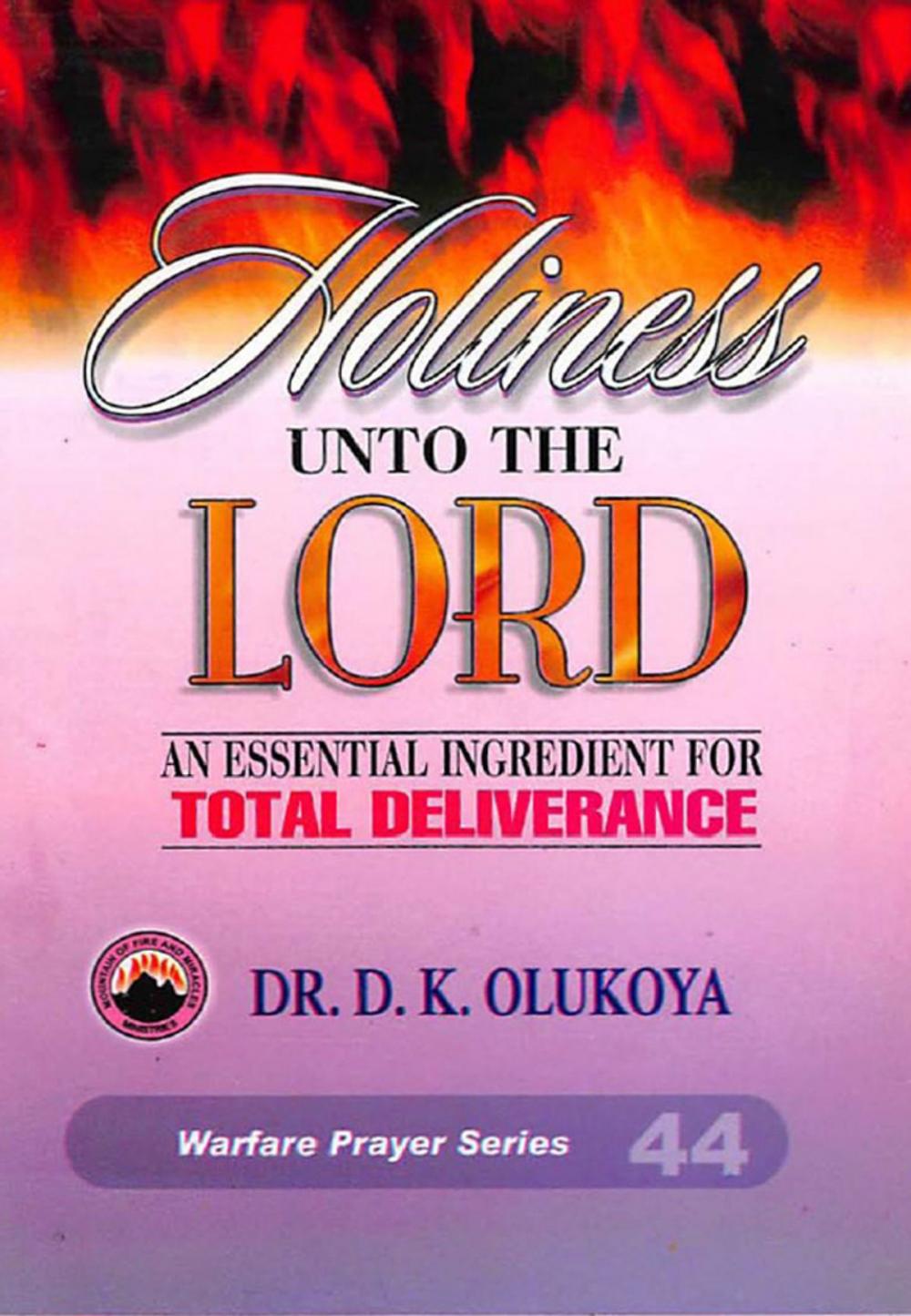 Big bigCover of Holiness Unto The Lord