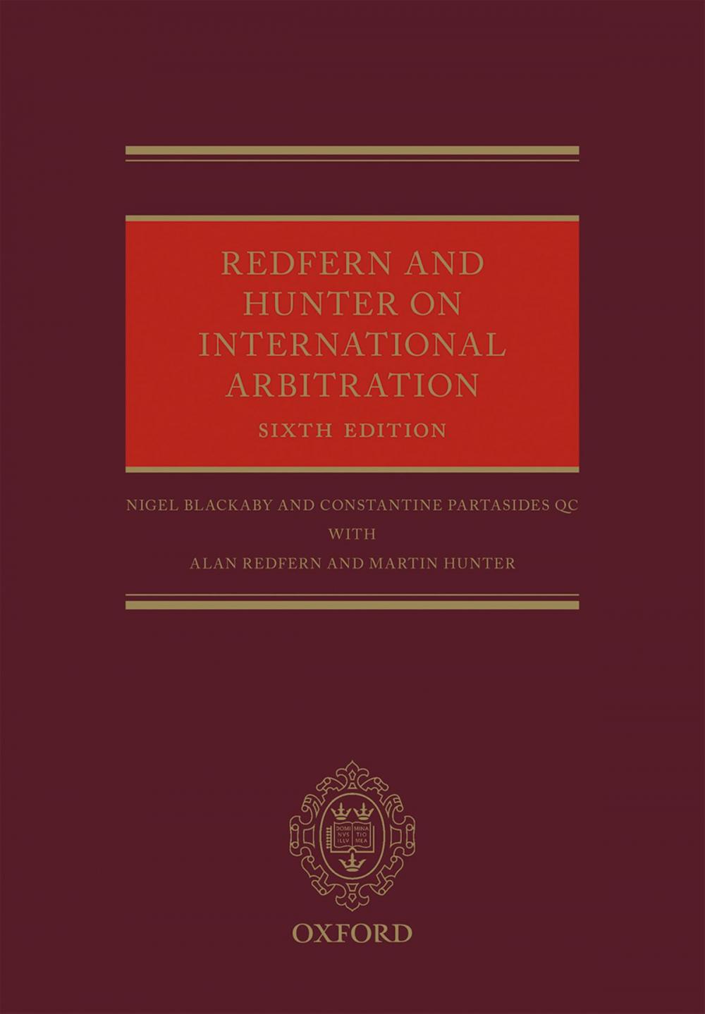 Big bigCover of Redfern and Hunter on International Arbitration