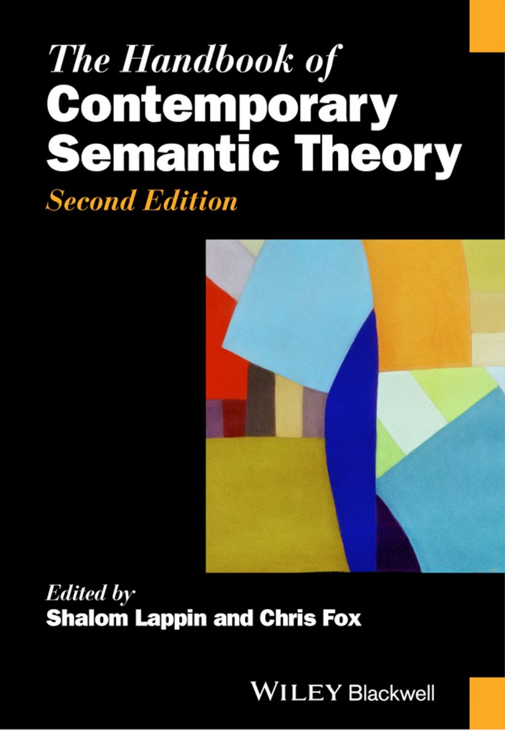 Big bigCover of The Handbook of Contemporary Semantic Theory