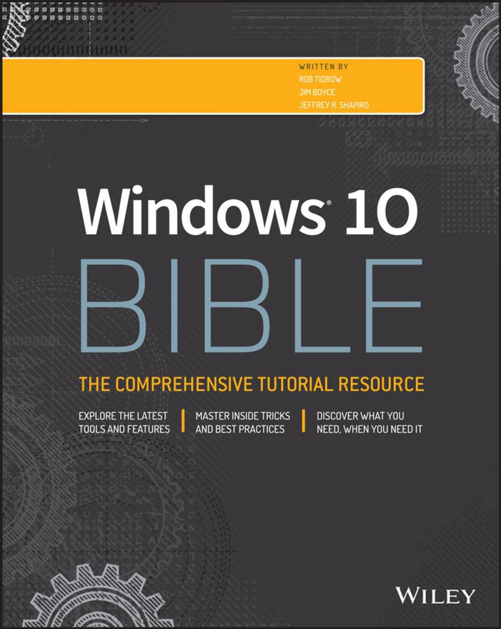 Big bigCover of Windows 10 Bible