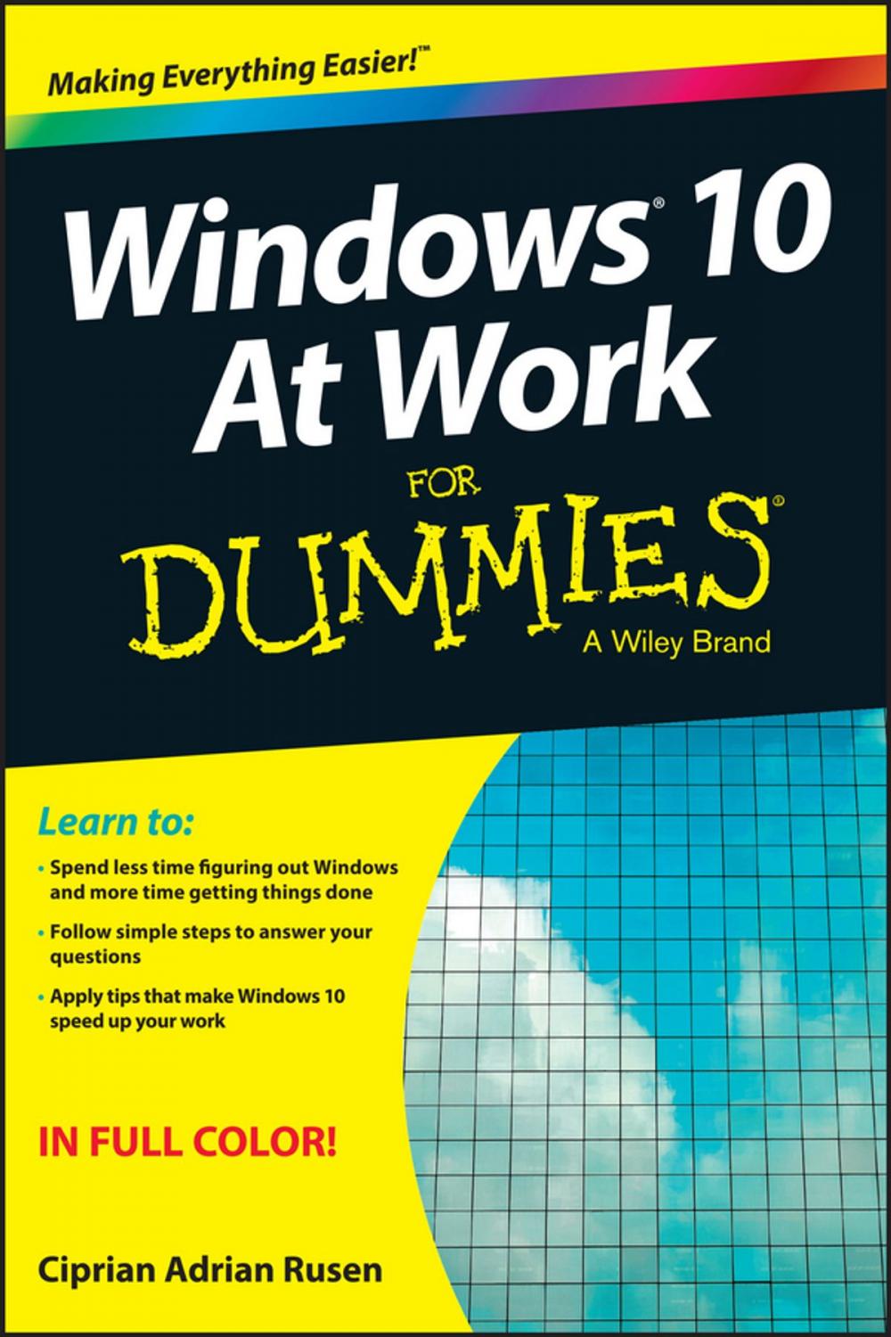 Big bigCover of Windows 10 At Work For Dummies