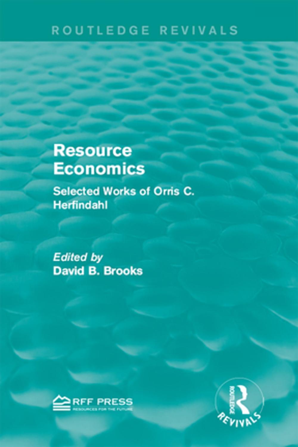 Big bigCover of Resource Economics