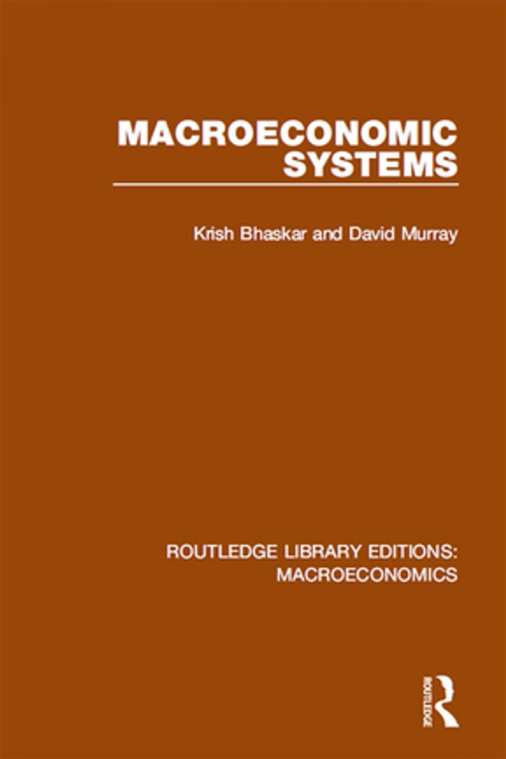 Big bigCover of Macroeconomic Systems