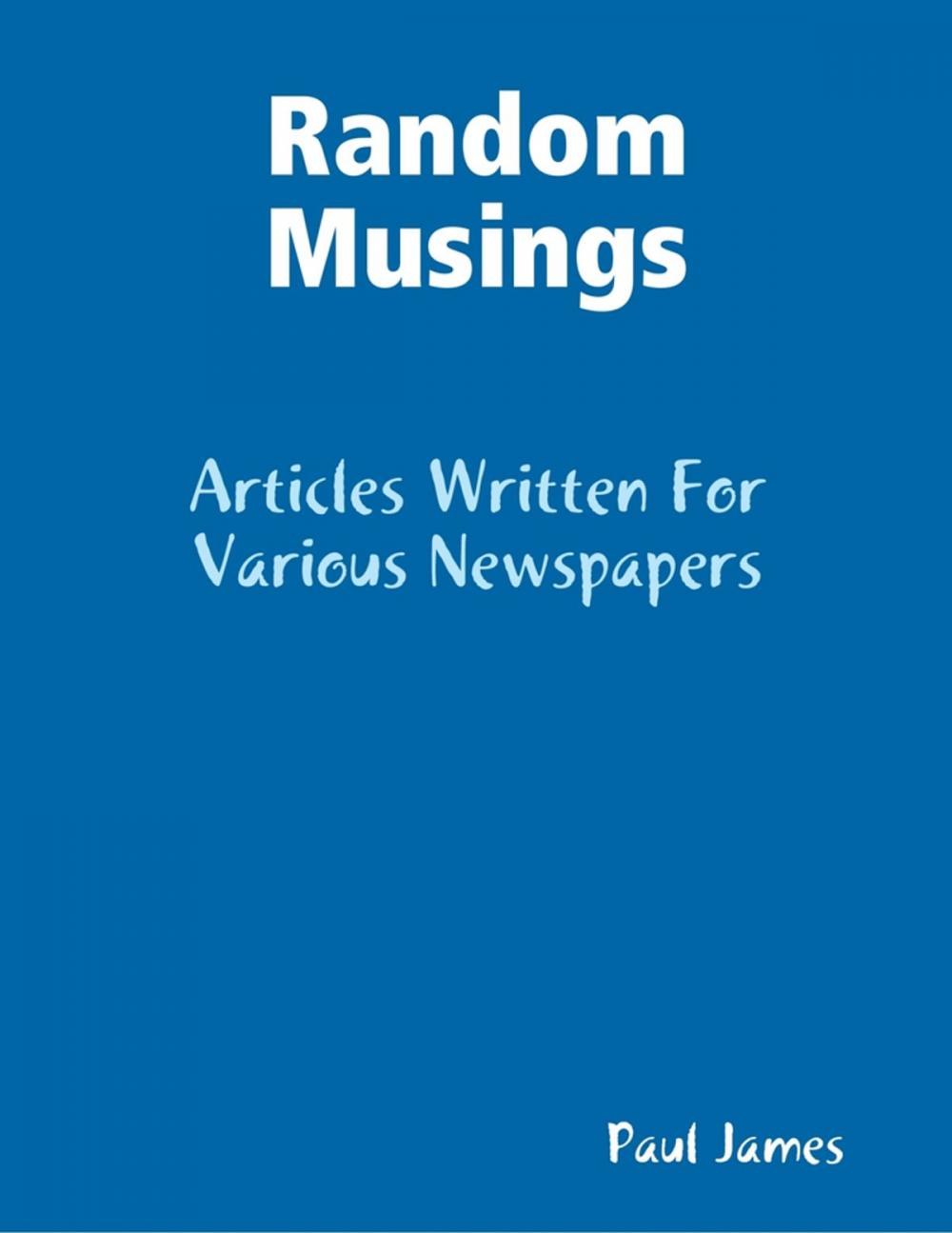 Big bigCover of Random Musings