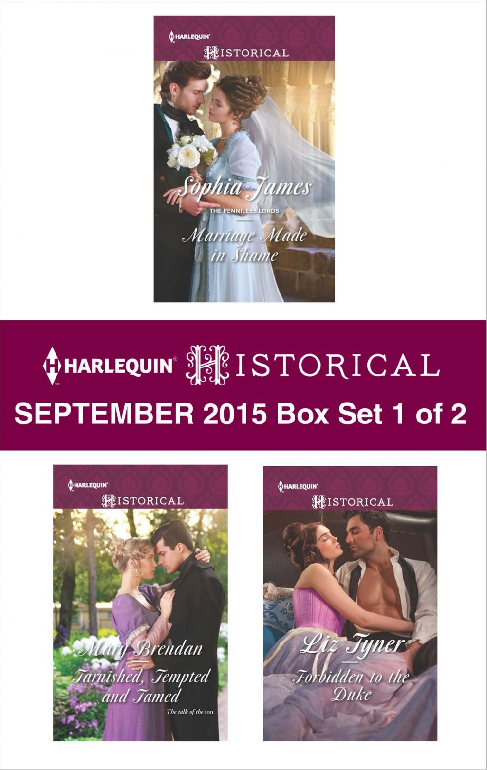 Big bigCover of Harlequin Historical September 2015 - Box Set 1 of 2