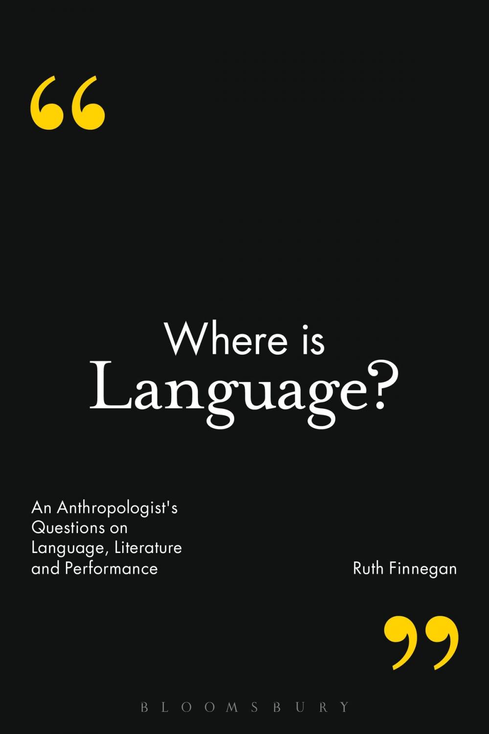 Big bigCover of Where is Language?