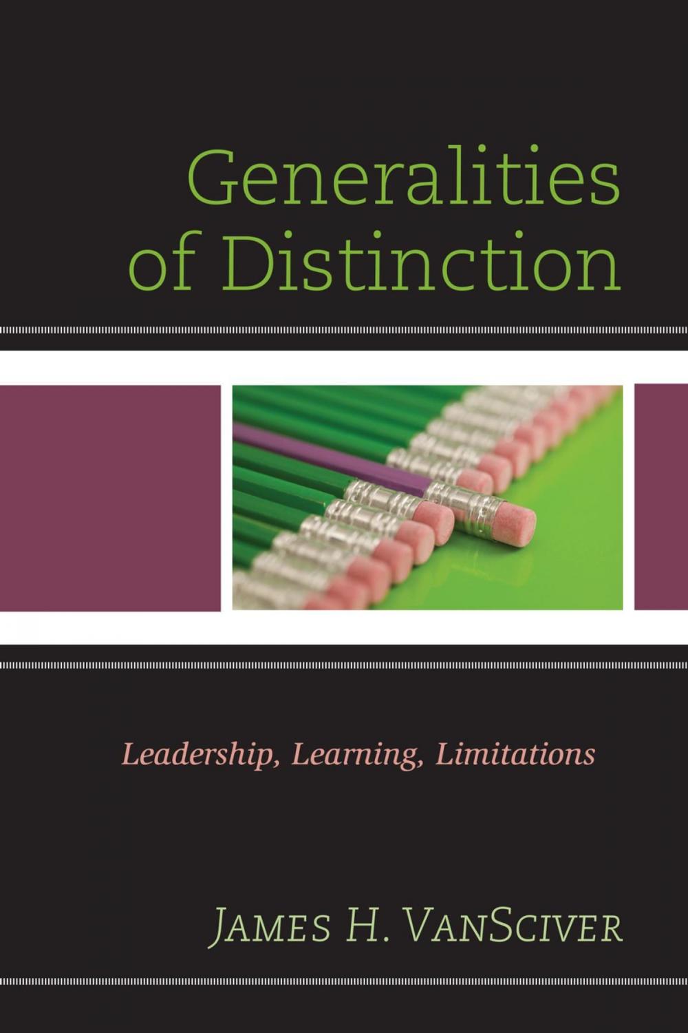 Big bigCover of Generalities of Distinction