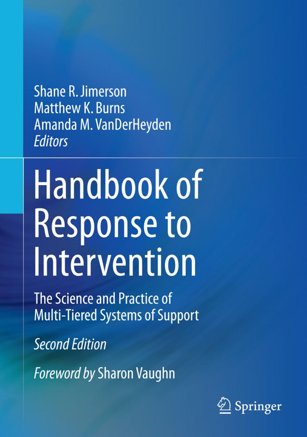 Big bigCover of Handbook of Response to Intervention