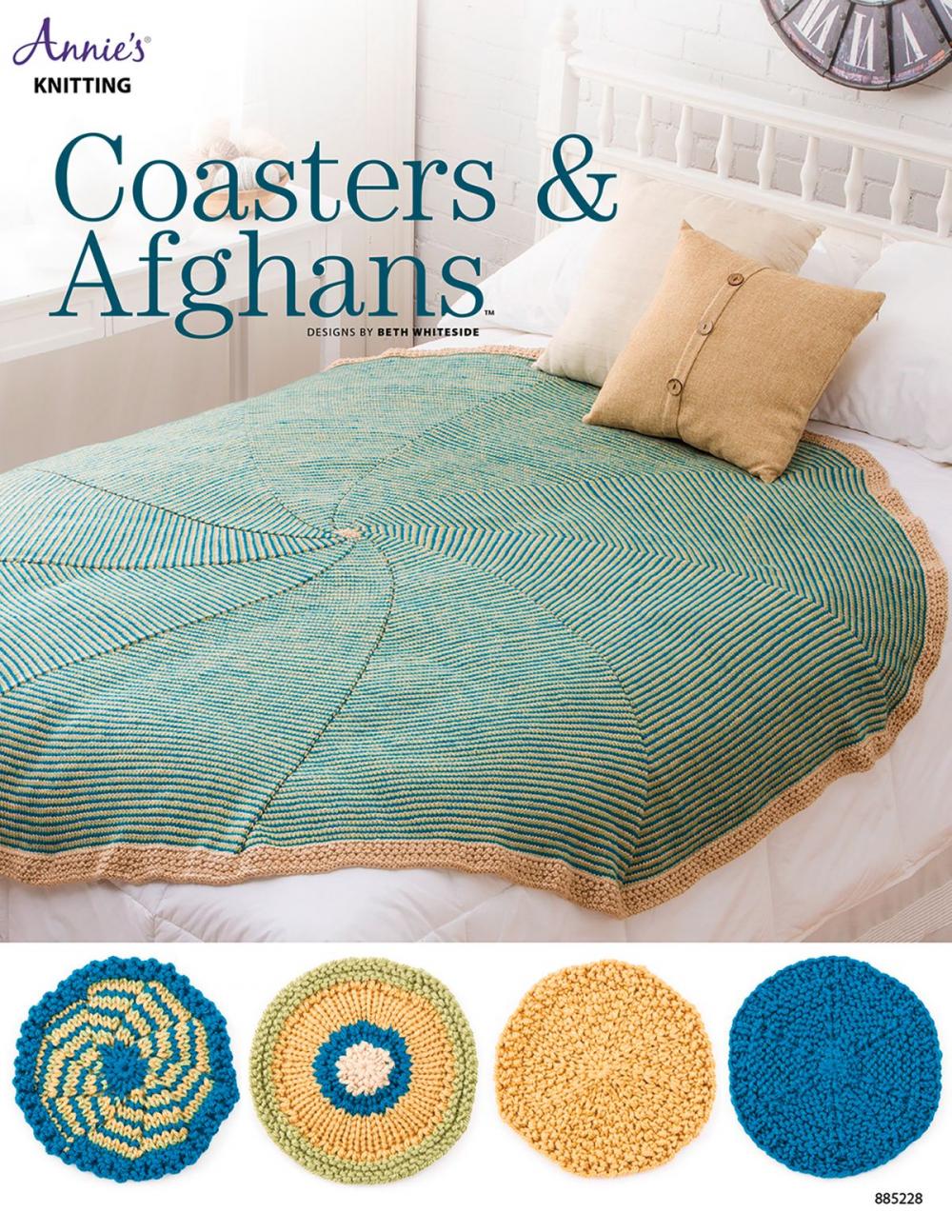 Big bigCover of Coasters & Afghans Knit Pattern