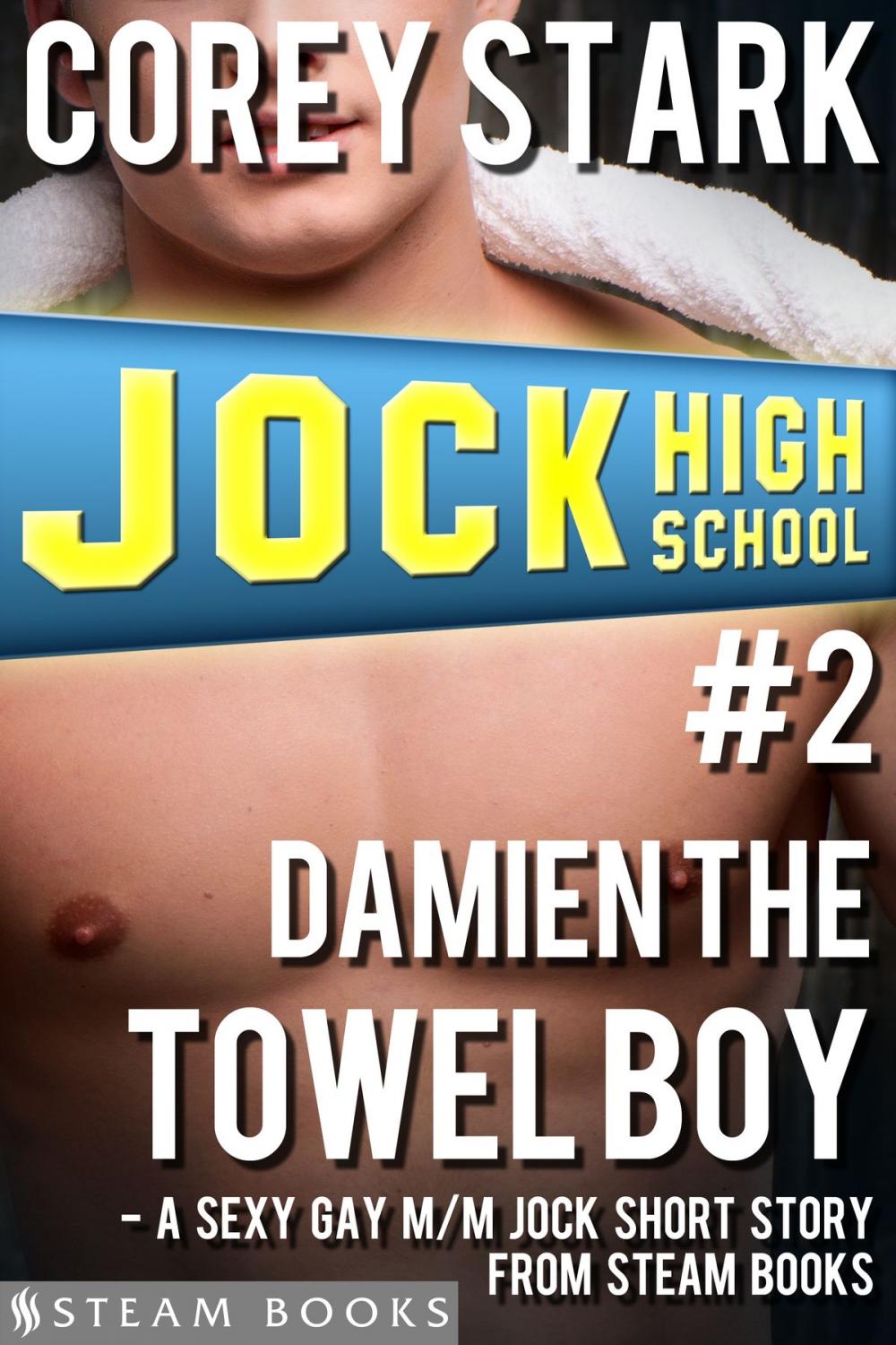 Big bigCover of Damien the Towel Boy - A Sexy Gay M/M Jock Short Story from Steam Books