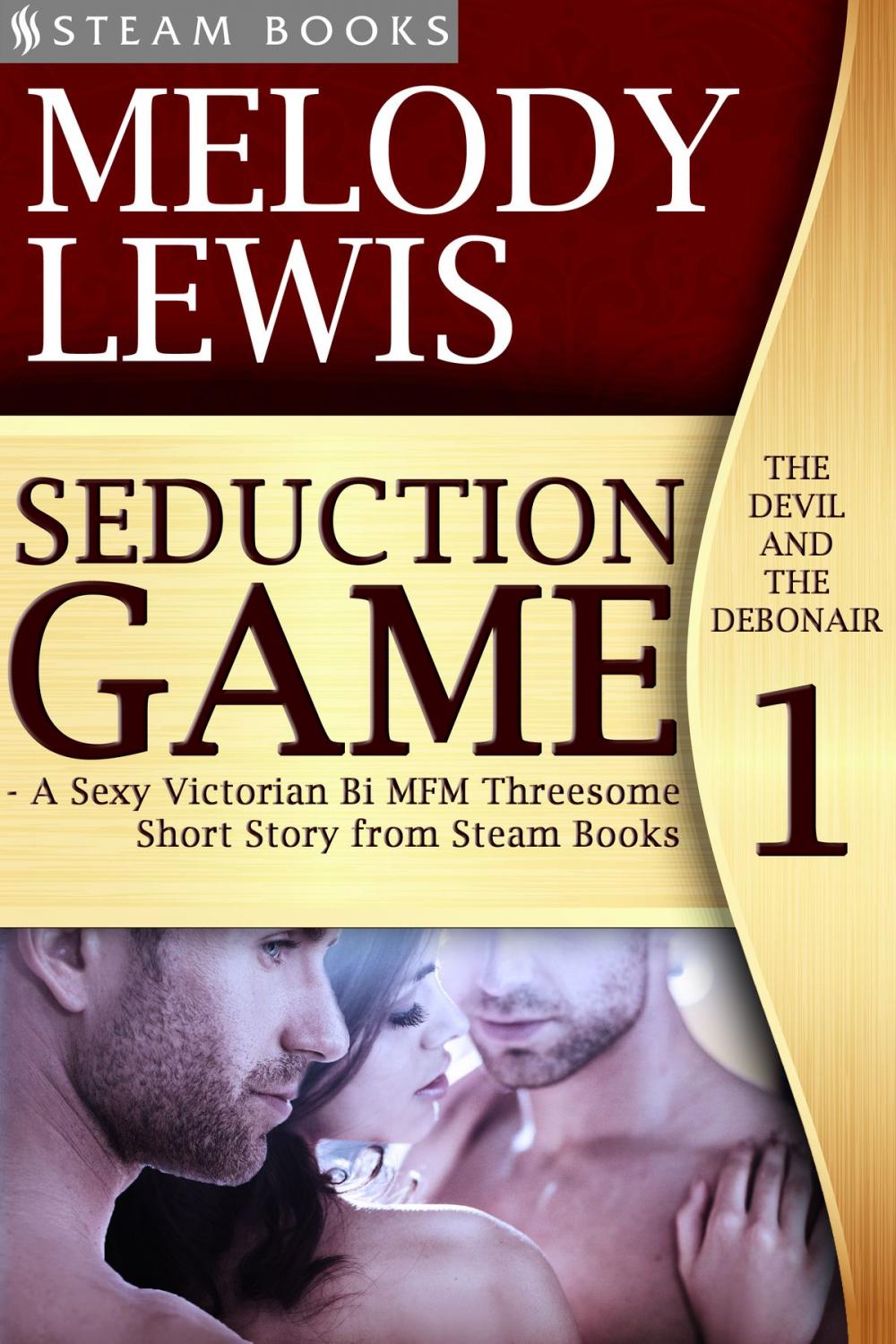 Big bigCover of Seduction Game - A Sexy Victorian Bi MFM Threesome Short Story from Steam Books