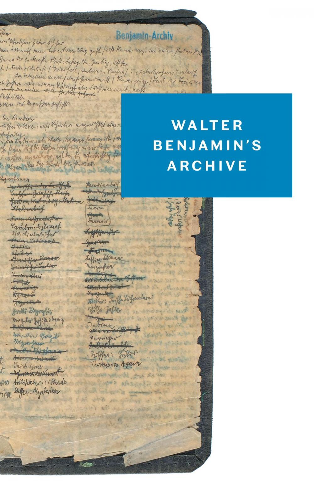 Big bigCover of Walter Benjamin's Archive