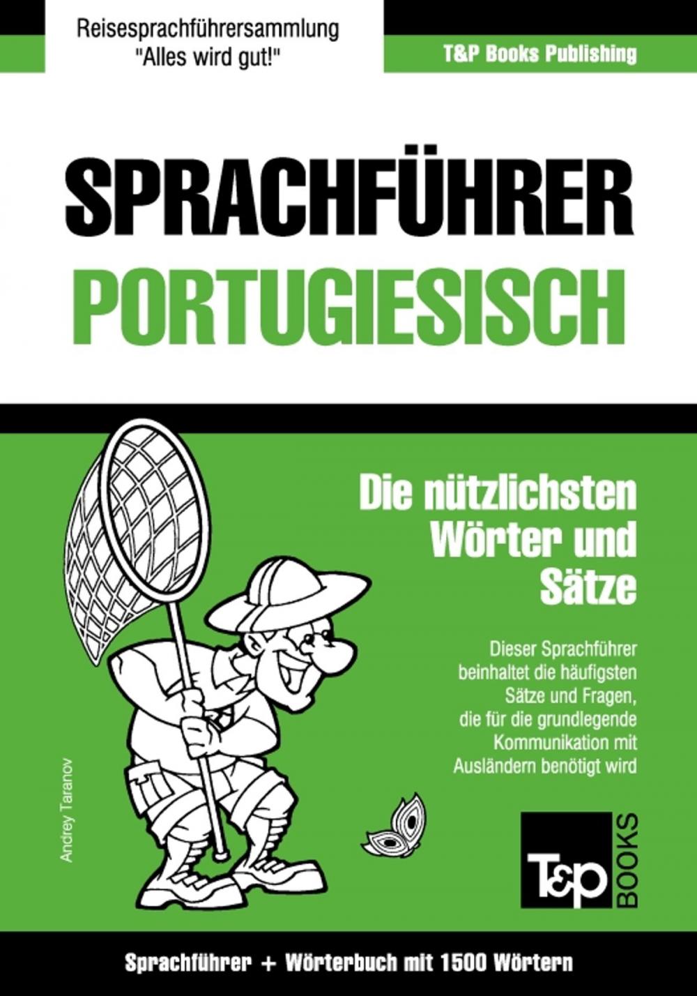 Big bigCover of Sprachführer Deutsch-Portugiesisch und Kompaktwörterbuch mit 1500 Wörtern