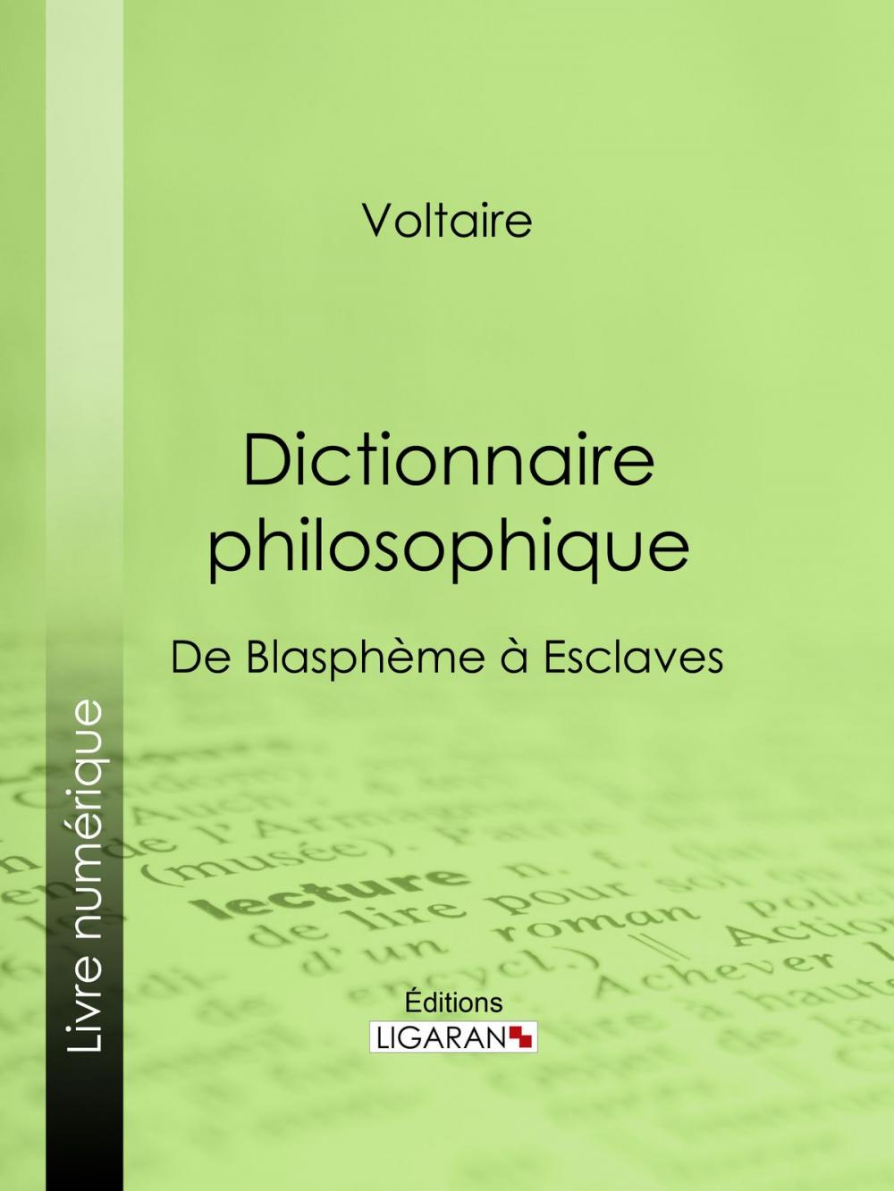 Big bigCover of Dictionnaire philosophique